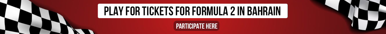 Play for Formula 2 tickets in Bahrain!