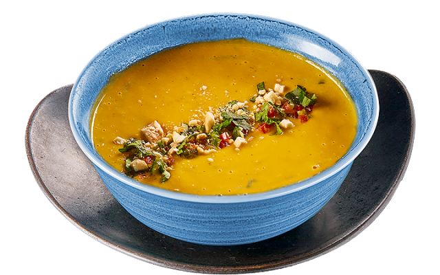 CARROT AND SWEET POTATO CREAM SOUP