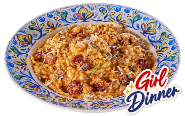 RISOTTO WITH PORCINI MUSHROOMS