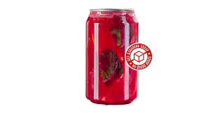 Dragon fruit, pomegranate and sour cherry lemonade