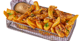 Truffle fries with parmesan