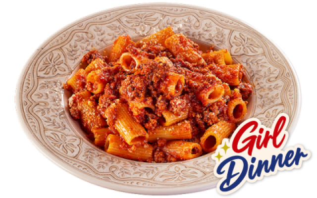 RIGATONI BOLOGNESE