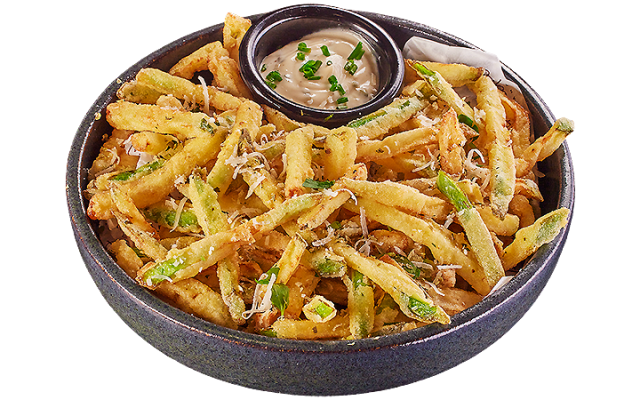 CRISPY ZUCCHINI WITH PARMESAN