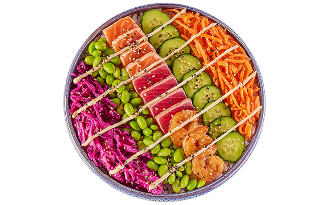 PROTEIN TRIO POKE BOWL