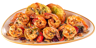 Sicilian style shrimps