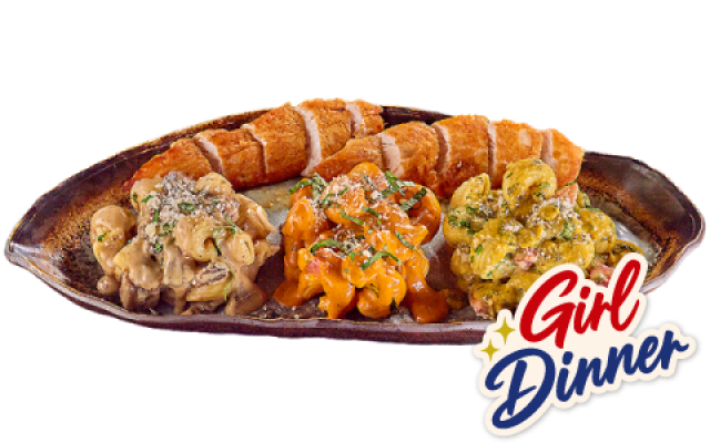 TRIO DI PASTA WITH ROASTED CHICKEN
