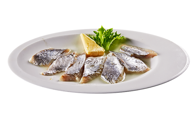 MARINATED BABY BLUE FISH