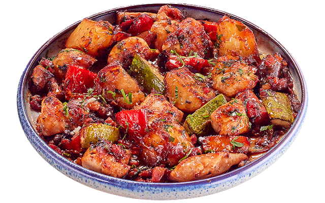 CHICKEN WITH VEGETABLES